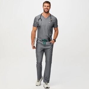 Figs Cargo Scrub Set in Charcoal Grey, Size L, Brand New, Never worn